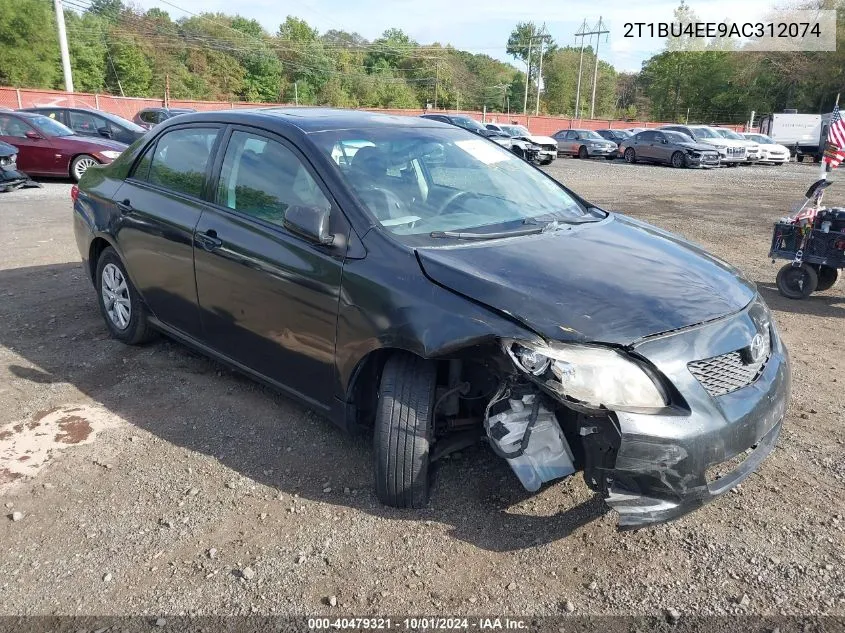 2010 Toyota Corolla Le VIN: 2T1BU4EE9AC312074 Lot: 40479321