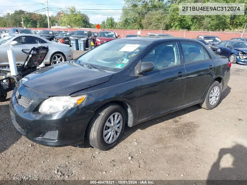 2010 Toyota Corolla Le VIN: 2T1BU4EE9AC312074 Lot: 40479321