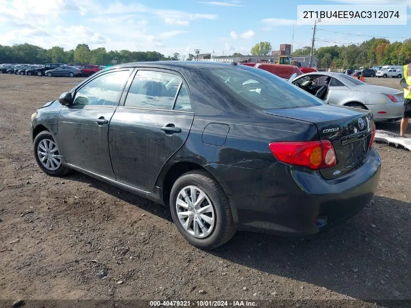 2010 Toyota Corolla Le VIN: 2T1BU4EE9AC312074 Lot: 40479321