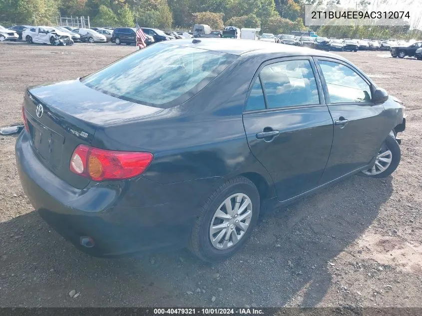 2010 Toyota Corolla Le VIN: 2T1BU4EE9AC312074 Lot: 40479321