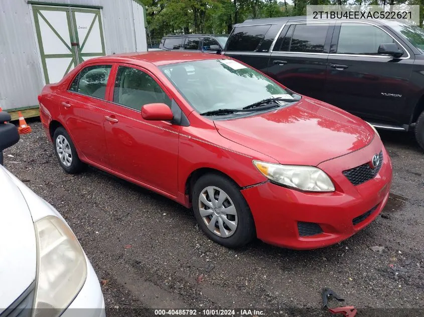 2010 Toyota Corolla Le VIN: 2T1BU4EEXAC522621 Lot: 40485792