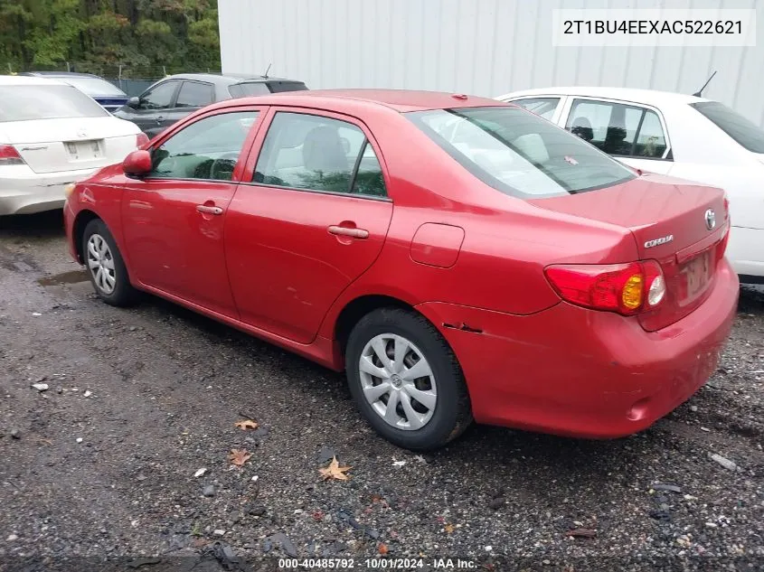 2010 Toyota Corolla Le VIN: 2T1BU4EEXAC522621 Lot: 40485792