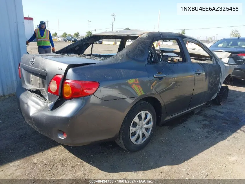 2010 Toyota Corolla Le VIN: 1NXBU4EE6AZ325458 Lot: 40494733