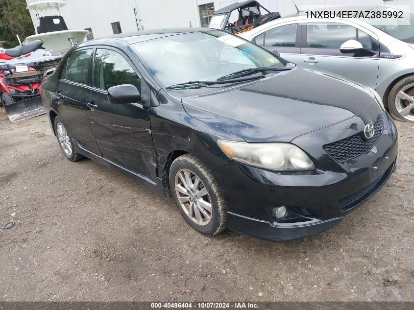 2010 Toyota Corolla S VIN: 1NXBU4EE7AZ385992 Lot: 40496404