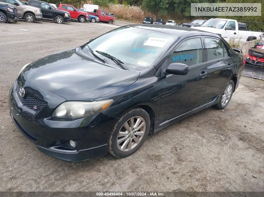 2010 Toyota Corolla S VIN: 1NXBU4EE7AZ385992 Lot: 40496404