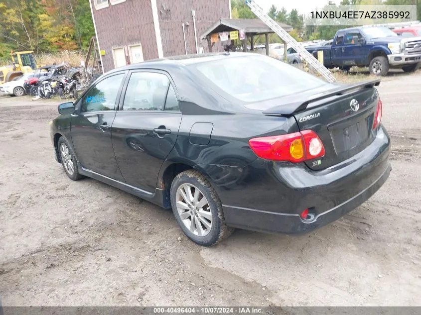 2010 Toyota Corolla S VIN: 1NXBU4EE7AZ385992 Lot: 40496404