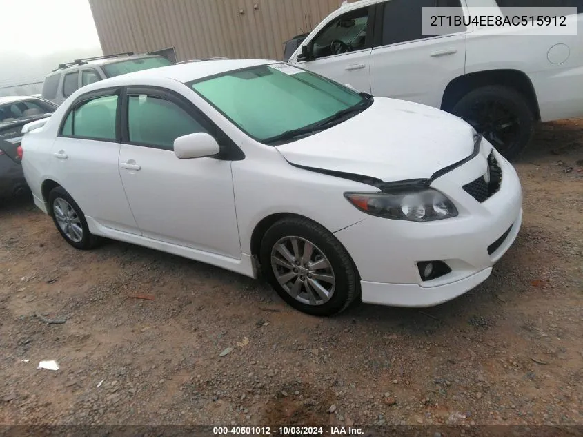 2010 Toyota Corolla S VIN: 2T1BU4EE8AC515912 Lot: 40501012