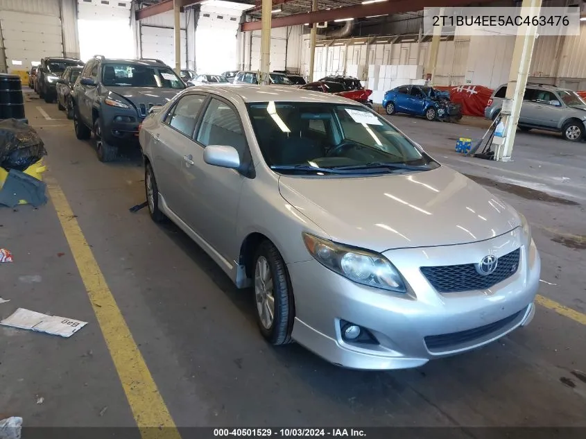 2010 Toyota Corolla S VIN: 2T1BU4EE5AC463476 Lot: 40501529