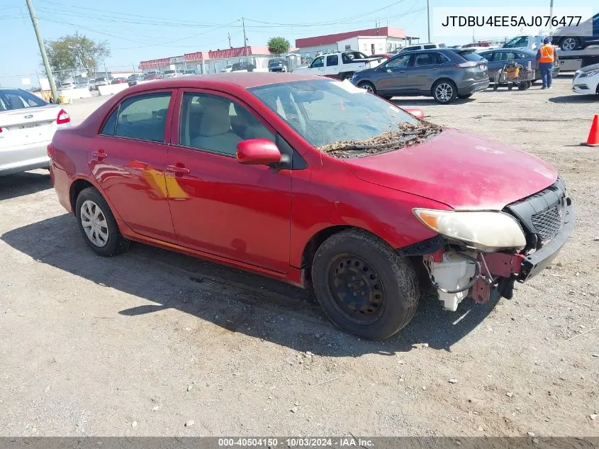 2010 Toyota Corolla Le VIN: JTDBU4EE5AJ076477 Lot: 40504150