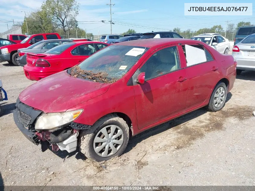 2010 Toyota Corolla Le VIN: JTDBU4EE5AJ076477 Lot: 40504150