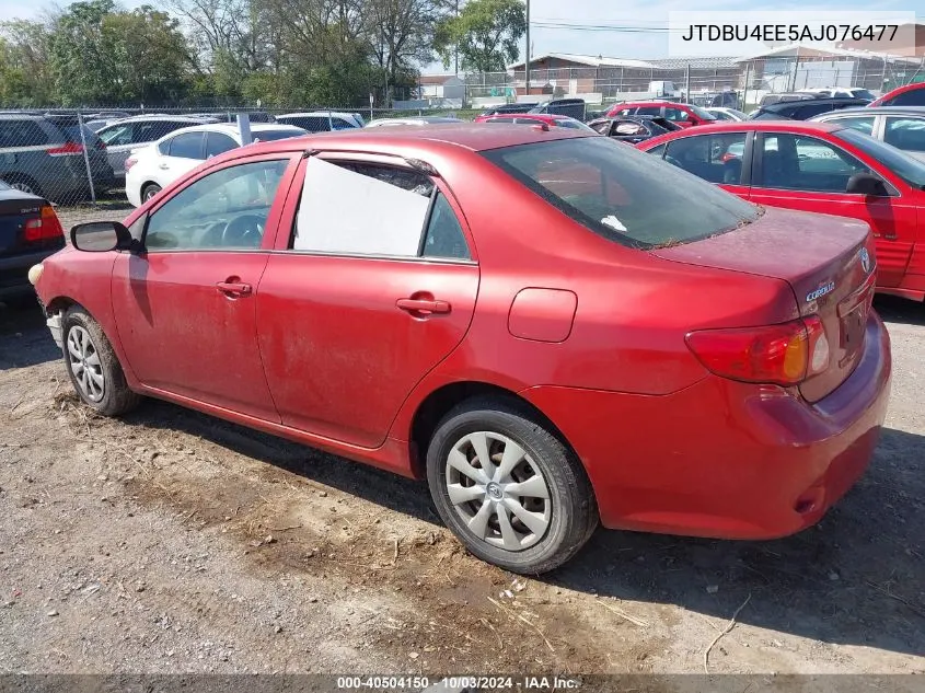 2010 Toyota Corolla Le VIN: JTDBU4EE5AJ076477 Lot: 40504150