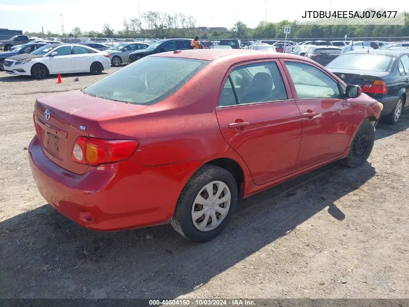 2010 Toyota Corolla Le VIN: JTDBU4EE5AJ076477 Lot: 40504150