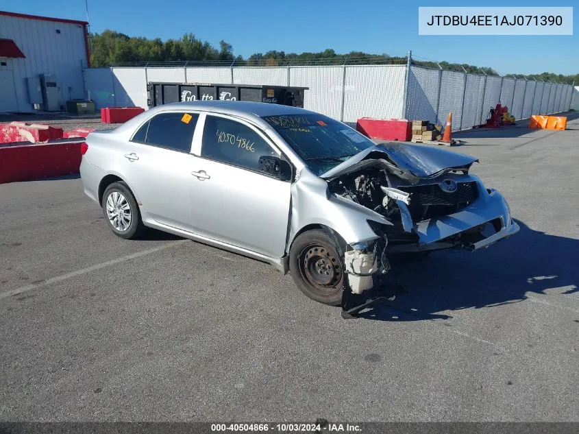 2010 Toyota Corolla Le VIN: JTDBU4EE1AJ071390 Lot: 40504866