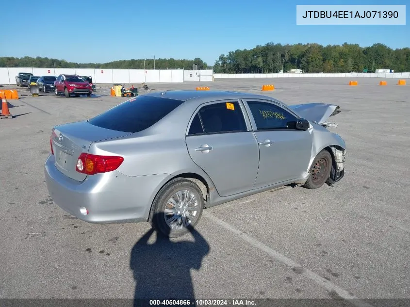 2010 Toyota Corolla Le VIN: JTDBU4EE1AJ071390 Lot: 40504866