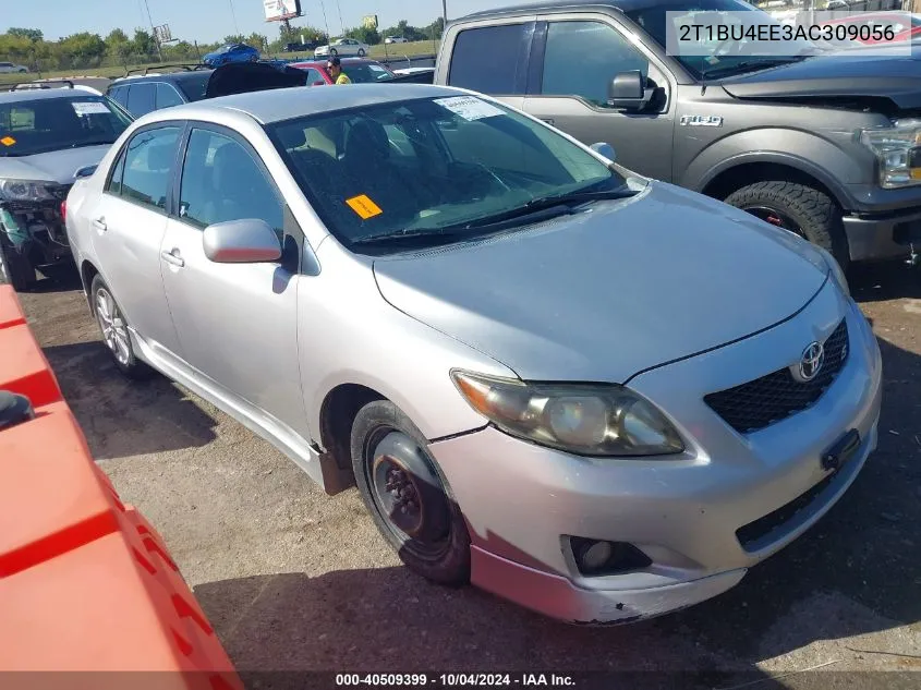 2010 Toyota Corolla S VIN: 2T1BU4EE3AC309056 Lot: 40509399