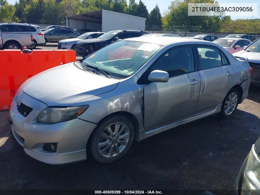 2010 Toyota Corolla S VIN: 2T1BU4EE3AC309056 Lot: 40509399