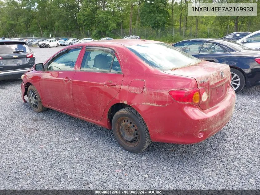 2010 Toyota Corolla Le VIN: 1NXBU4EE7AZ169933 Lot: 40512767