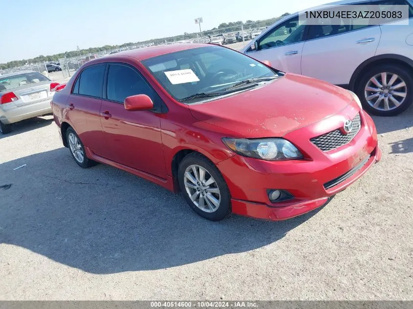 2010 Toyota Corolla S VIN: 1NXBU4EE3AZ205083 Lot: 40514600