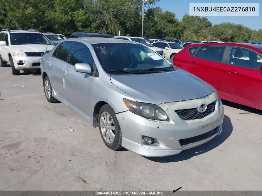 1NXBU4EE0AZ276810 2010 Toyota Corolla S