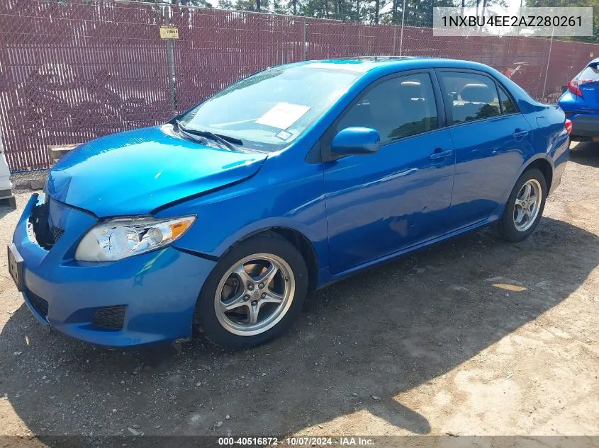 2010 Toyota Corolla Xle VIN: 1NXBU4EE2AZ280261 Lot: 40516872