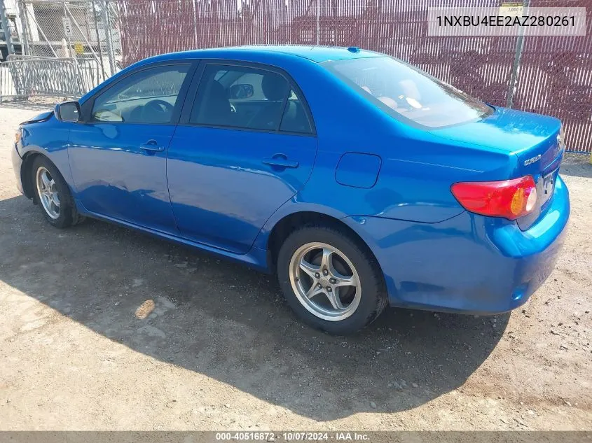 2010 Toyota Corolla Xle VIN: 1NXBU4EE2AZ280261 Lot: 40516872