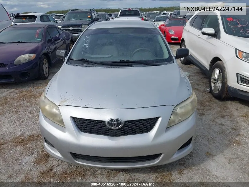 2010 Toyota Corolla S/Le/Xle VIN: 1NXBU4EE9AZ247144 Lot: 40516926