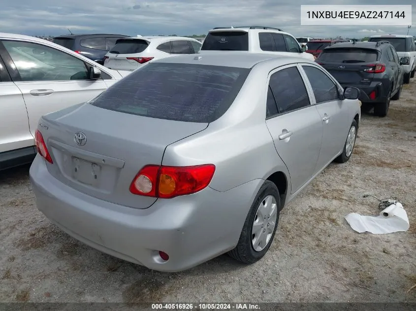 2010 Toyota Corolla S/Le/Xle VIN: 1NXBU4EE9AZ247144 Lot: 40516926