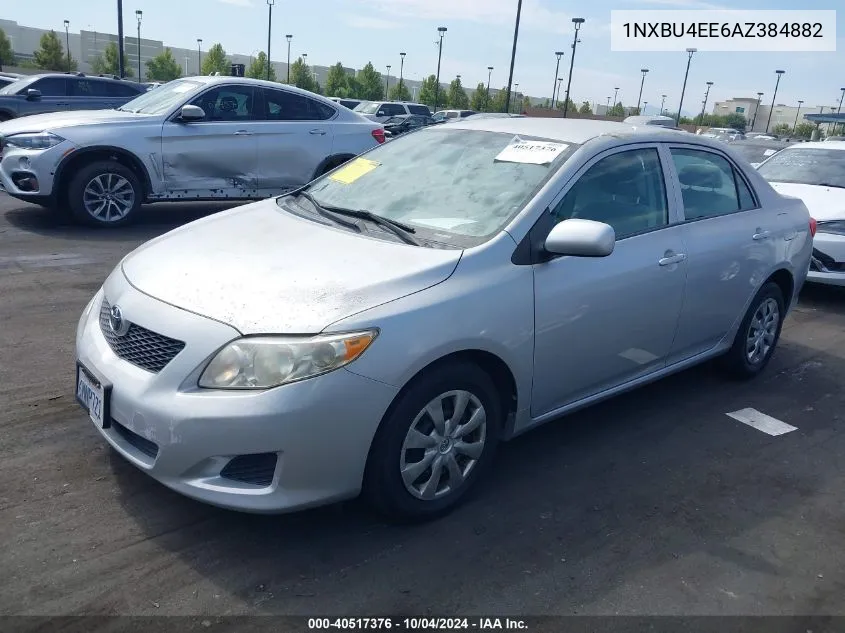 2010 Toyota Corolla Le VIN: 1NXBU4EE6AZ384882 Lot: 40517376