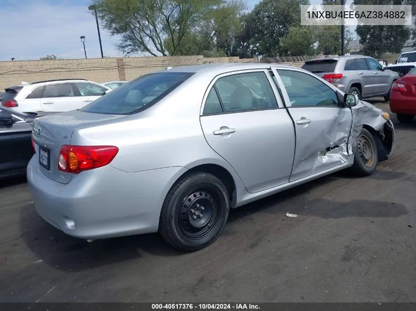 2010 Toyota Corolla Le VIN: 1NXBU4EE6AZ384882 Lot: 40517376