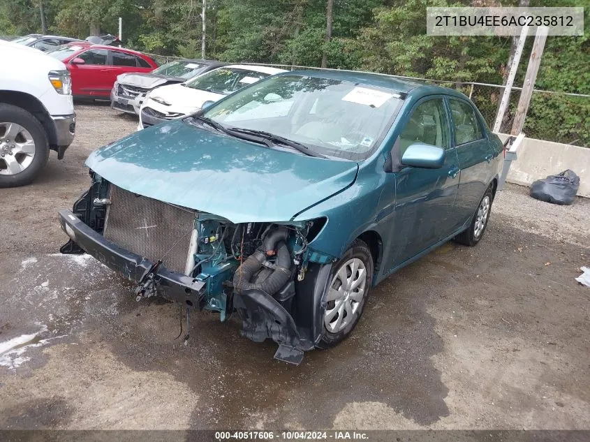 2010 Toyota Corolla Le VIN: 2T1BU4EE6AC235812 Lot: 40517606