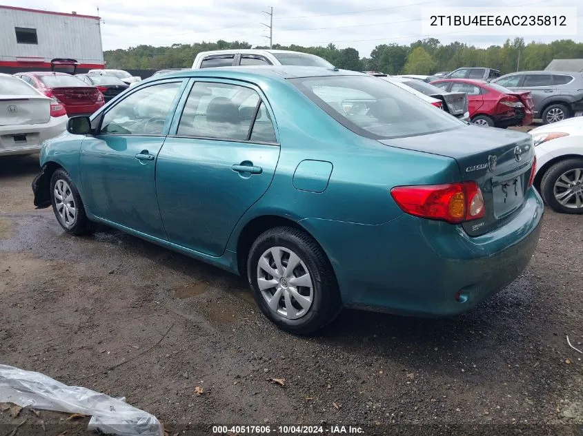 2010 Toyota Corolla Le VIN: 2T1BU4EE6AC235812 Lot: 40517606