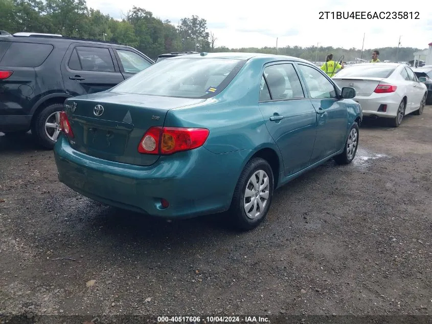 2010 Toyota Corolla Le VIN: 2T1BU4EE6AC235812 Lot: 40517606