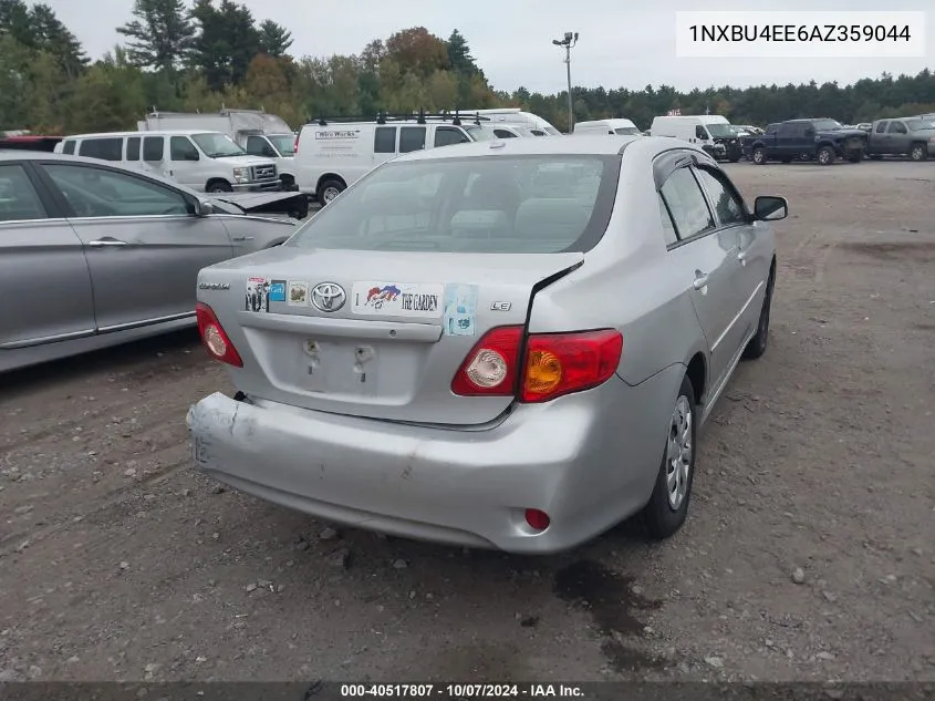 2010 Toyota Corolla S/Le/Xle VIN: 1NXBU4EE6AZ359044 Lot: 40517807