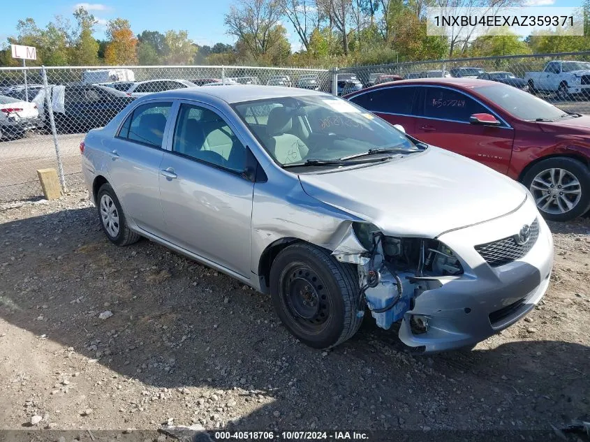 2010 Toyota Corolla Le VIN: 1NXBU4EEXAZ359371 Lot: 40518706