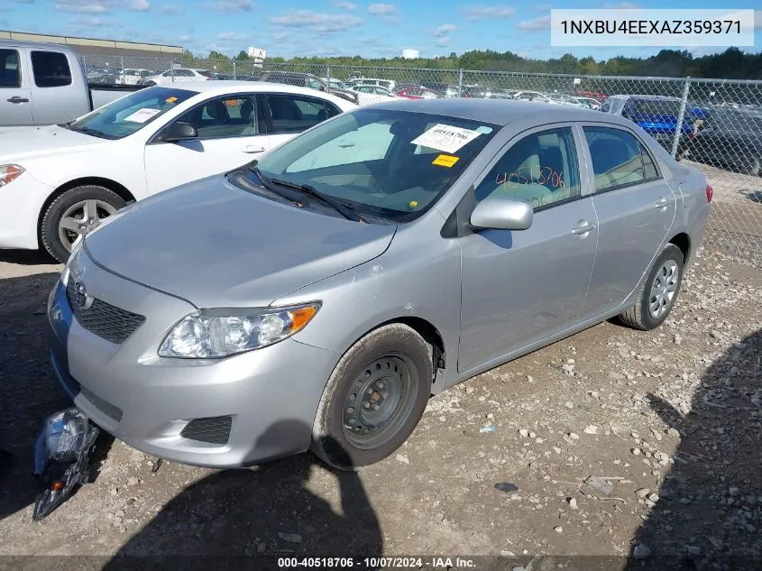 1NXBU4EEXAZ359371 2010 Toyota Corolla Le