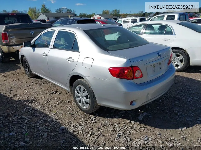 1NXBU4EEXAZ359371 2010 Toyota Corolla Le