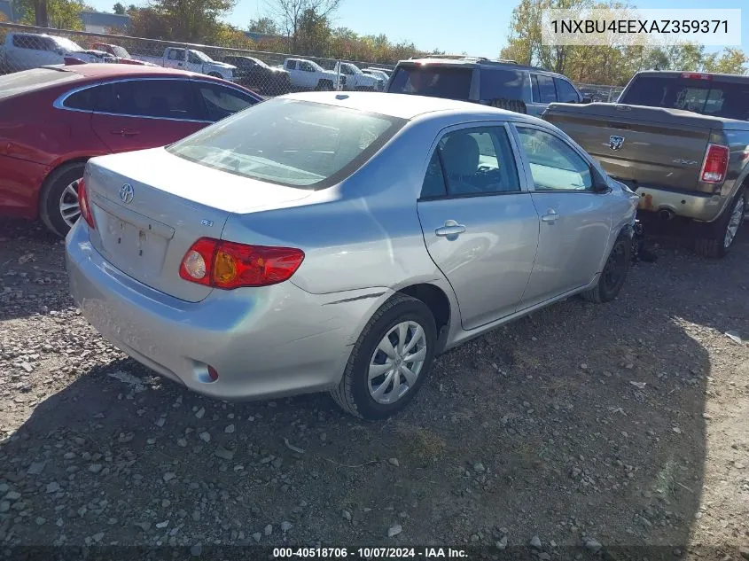 1NXBU4EEXAZ359371 2010 Toyota Corolla Le