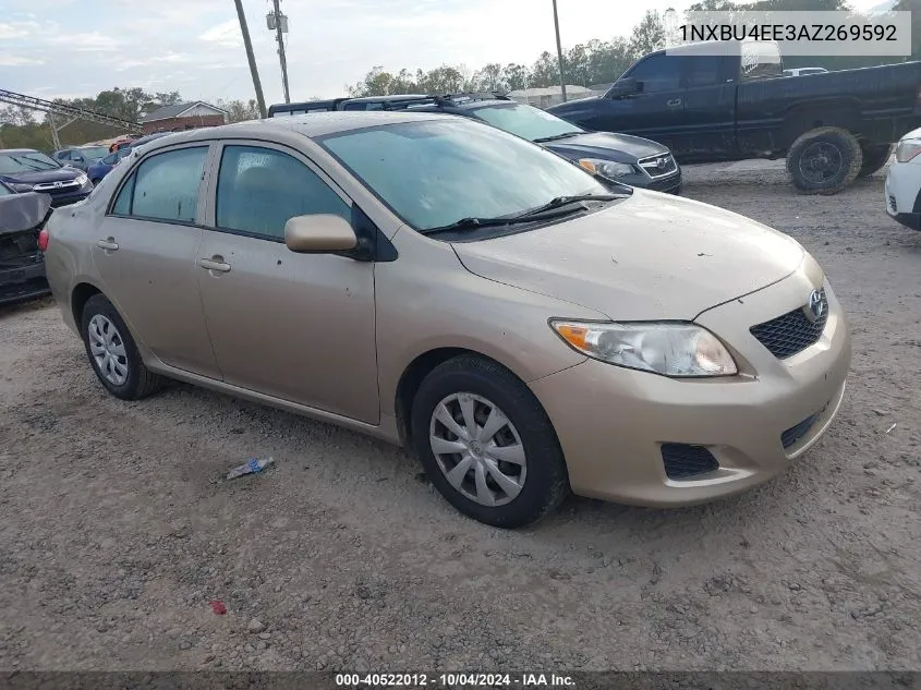 2010 Toyota Corolla Le VIN: 1NXBU4EE3AZ269592 Lot: 40522012