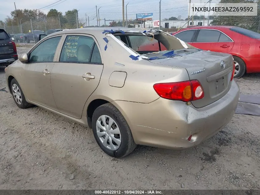 2010 Toyota Corolla Le VIN: 1NXBU4EE3AZ269592 Lot: 40522012