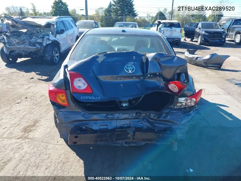 2010 Toyota Corolla Le VIN: 2T1BU4EEXAC289520 Lot: 40522063