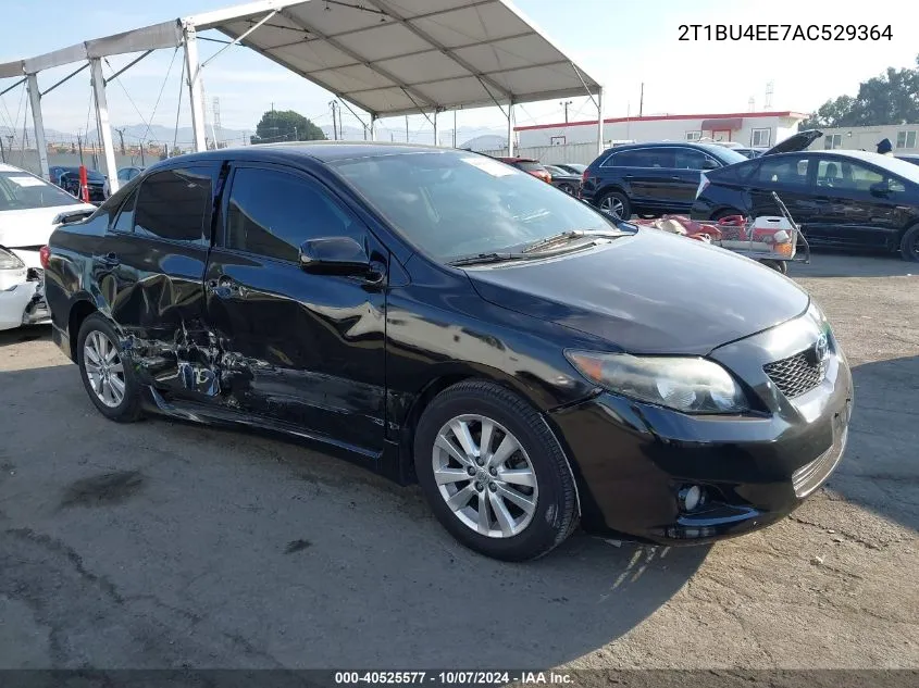 2010 Toyota Corolla S/Le/Xle VIN: 2T1BU4EE7AC529364 Lot: 40525577