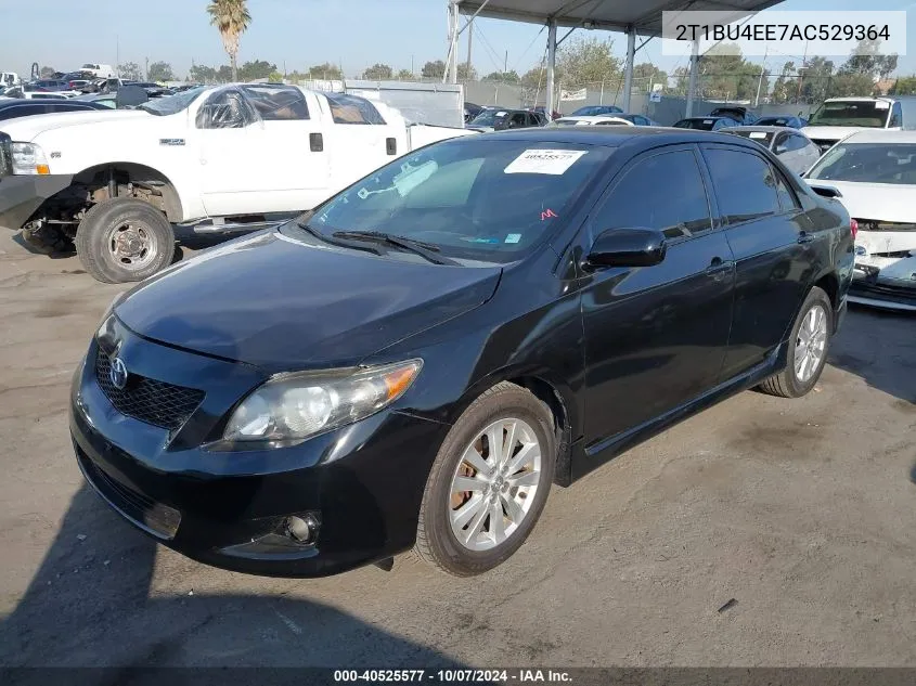 2010 Toyota Corolla S/Le/Xle VIN: 2T1BU4EE7AC529364 Lot: 40525577