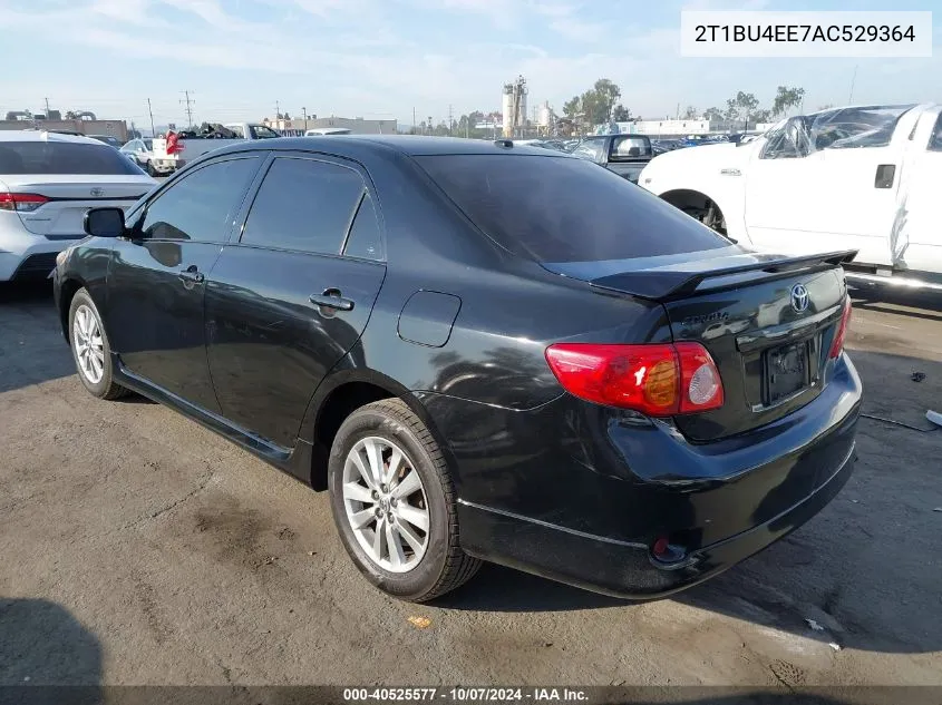 2010 Toyota Corolla S/Le/Xle VIN: 2T1BU4EE7AC529364 Lot: 40525577