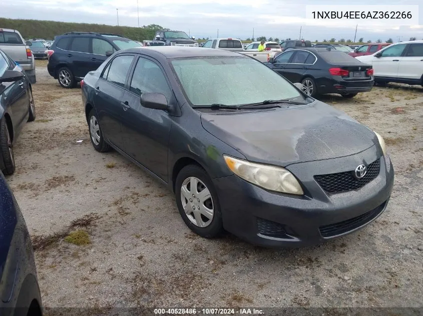 2010 Toyota Corolla S/Le/Xle VIN: 1NXBU4EE6AZ362266 Lot: 40528486