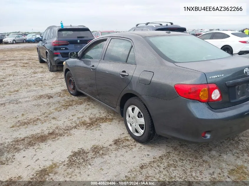 2010 Toyota Corolla S/Le/Xle VIN: 1NXBU4EE6AZ362266 Lot: 40528486