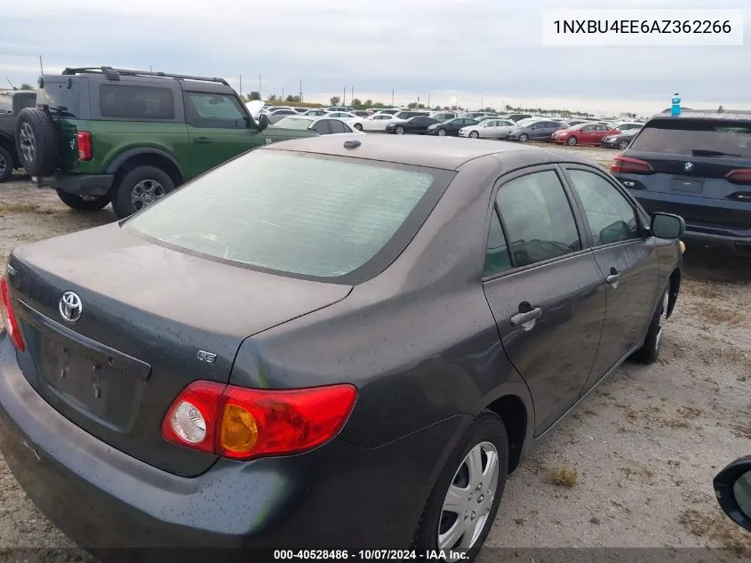 1NXBU4EE6AZ362266 2010 Toyota Corolla S/Le/Xle