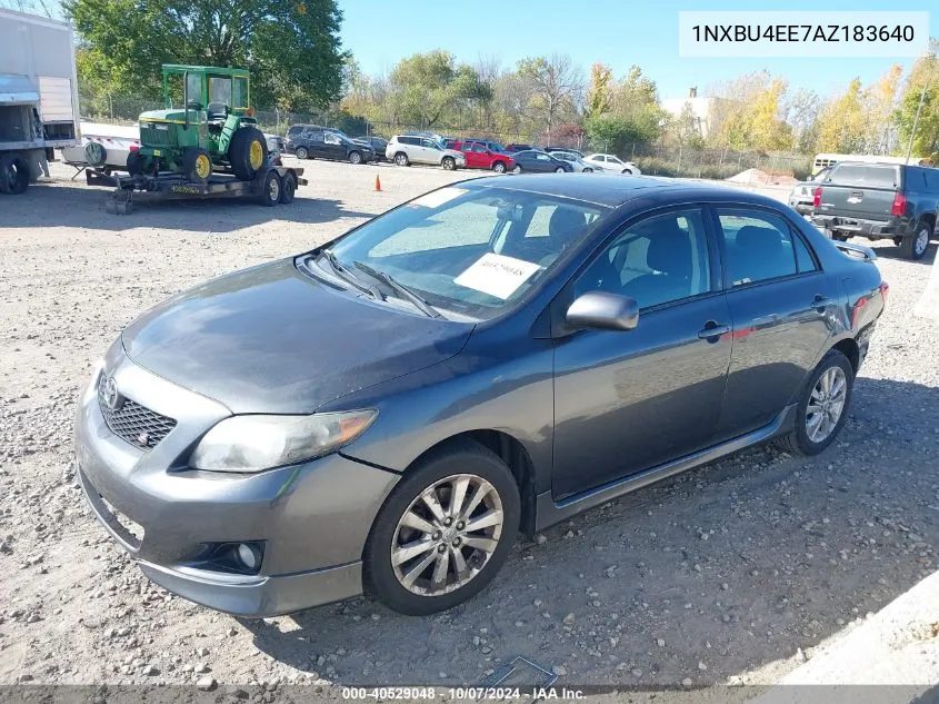 2010 Toyota Corolla S VIN: 1NXBU4EE7AZ183640 Lot: 40529048