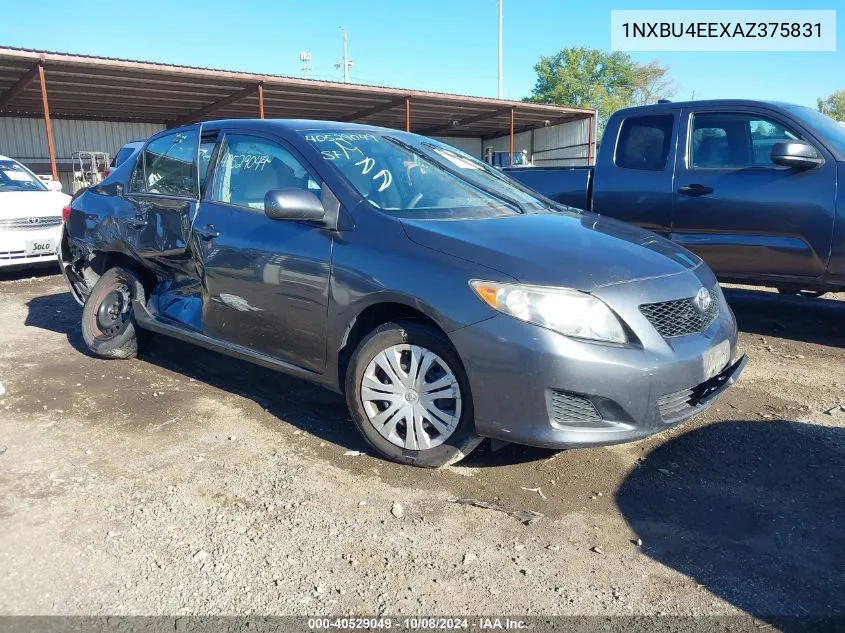 2010 Toyota Corolla Le VIN: 1NXBU4EEXAZ375831 Lot: 40529049