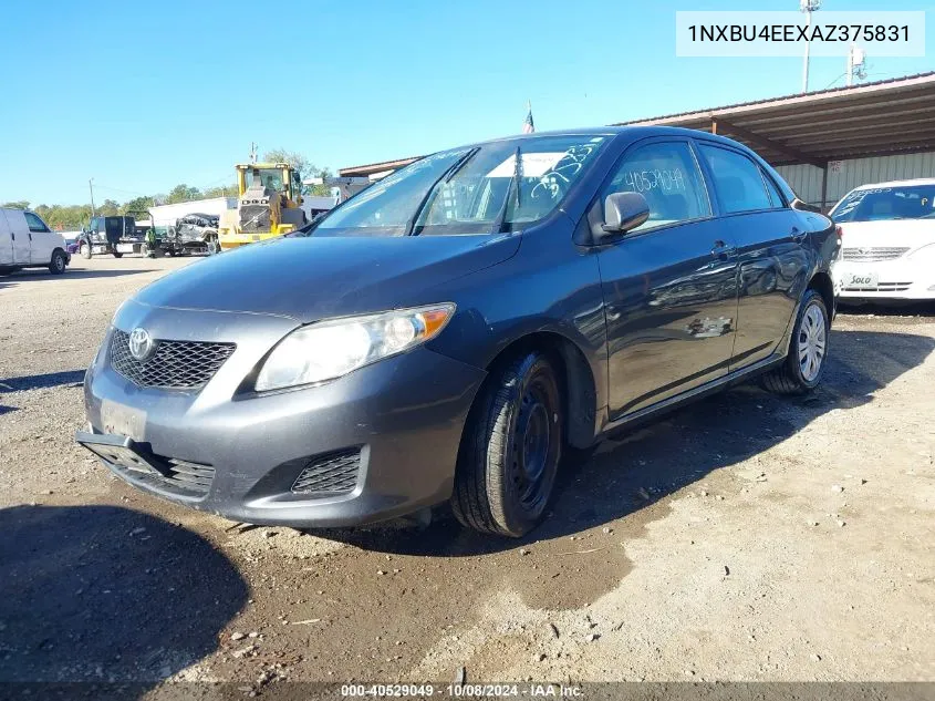 2010 Toyota Corolla Le VIN: 1NXBU4EEXAZ375831 Lot: 40529049