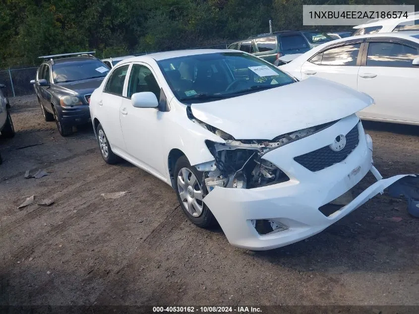 2010 Toyota Corolla Le VIN: 1NXBU4EE2AZ186574 Lot: 40530162